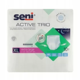  Chiloți absorbanți Seni Active Trio, mărimea XL, 10 buc