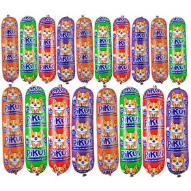  18x1KG MIX Hrană pentru câini Pikuś bar 83% carne