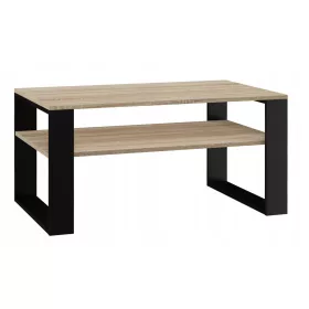    TopEshop Masuta de cafea dreptunghiulara moderna 90 x 58 x 50cm, stejar Sonoma