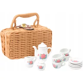  Coș de picnic cu cafea din porțelan Small Foot 11274