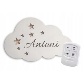  Lampă de noptieră albă DOKEL STUDIO