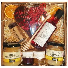  COȘ CADOU SIROP DE MIERE CADOU TRAFFLE