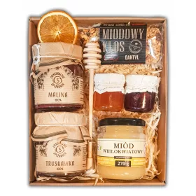  SET CADOU COȘ DULCE DE MIERE