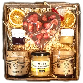  SET CADOU COS DULMEATA CIOCOLATA MIERE