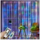  Lămpi cu LED pentru perdea luminoasă 300 3x3m RGB curcubeu