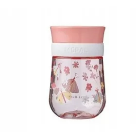    Cană de antrenament Mepal Mio Flowers & Butterflies 300 ml roz