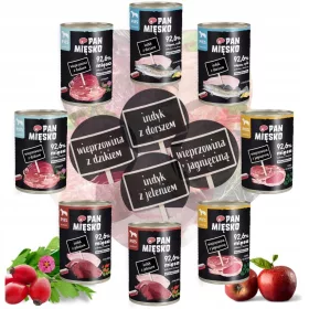  Pan Mięsko amestec de alimente umede de arome 0,4 kg