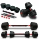  SportForFun gantere bituminoase reglabile 2x 15 kg