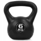  Kettlebell 4FIZJO 6 kg negru