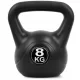  Kettlebell 4FIZJO 8 kg negru