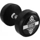  Ironghost 1x gantere fixe acoperite/cauciucate de 17,5 kg