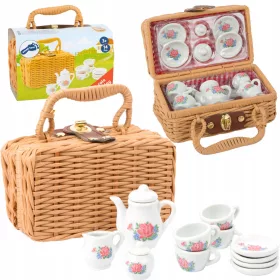 Coș de picnic cu cafea din porțelan Small Foot 11274