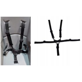    Ham, centuri in 5 puncte pentru scaun, carucior si scaun auto