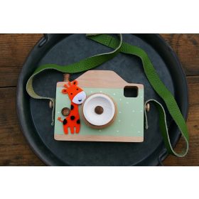  Aparat foto din lemn pentru copii -- Personalizare