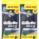  Gillette GILETTE BLUE3 SMOOTH aparat de ras de unica folosinta, 12 buc.