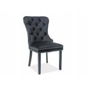  Scaun Signal, stofa, negru, 1 buc.