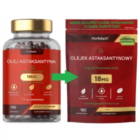   Supliment alimentar cu Astaxanthină 18 mg de la Horbaach, 180 capsule softgel