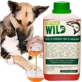    Uleiuri si grasimi pentru pisici, pentru caini Natural Wild oil 1000 g