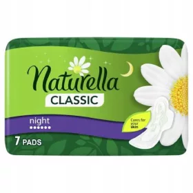   Naturella Classic Night 7 bucati servetele igienice cu musetel