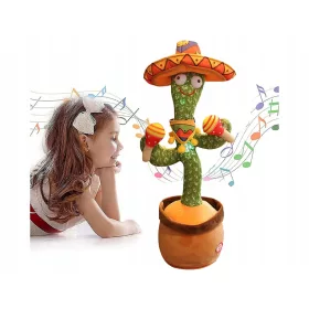  CoolCeny Dansează cântând și vorbind cactus de pluș