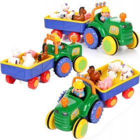  Dumel Tractor Farmer cu remorca si animale