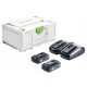  Set de energie Festool SYS 18V 2x4.0/TCL 6 DUO