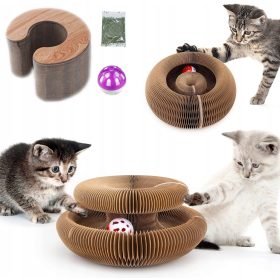   Jucărie interactivă pentru pisici de la JM Cat toy - stâlp de zgâriere