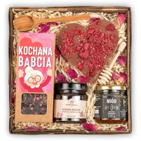  Set cosuri cadou de ZIUA BUNICII, ciocolata