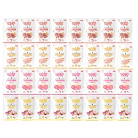  Set tuf tuf pliculete pentru caini, mix de arome, 40x100g