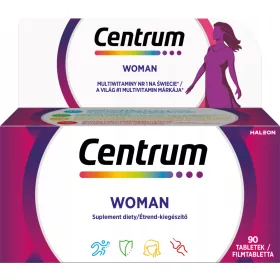   Centrum Woman - Supliment Multivitaminic şi Mineral Pentru Femei, 90 Tablete