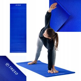  Covoraș pentru exerciții yoga Trexo Fitness 6 mm albastru