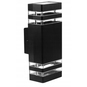 Aplică de grădină POSA neagră, grafit GU10 35 W