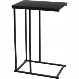   Masuta de cafea Home Styling Collection, mese laterale dreptunghiulare 26 x 40 x 58cm, negru