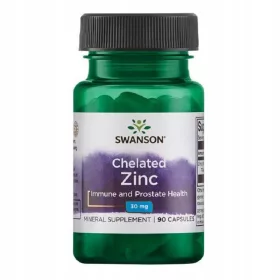   Supliment Alimentar cu Zinc în Formă Chelată, 30 mg per Capsulă - Swanson Health Products