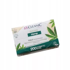  CLEANIC Bocuri de bumbac canepa-bumbac CANEPA 200 buc