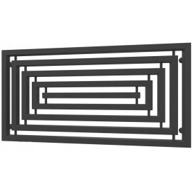  Radiator baie decorativ TOMSQUARE, NEGRU