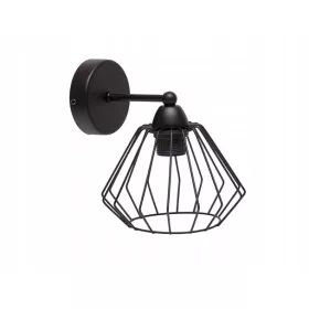   Lampă solară suspendată, abajur din sârmă loft, 1 - puncte de lumină E27