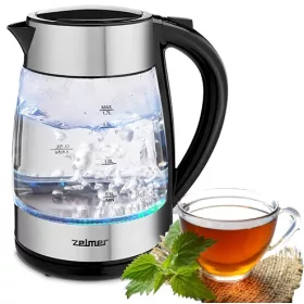    Fierbător electric Zelmer ZCK8011 2200 W 1,7 l argintiu/gri