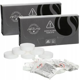    Tablete detartrante pentru aparatele de cafea Seltino, albe, 6 buc