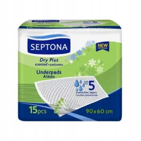  Tampoane de igienă parfumate Septona Dry Plus 90x60cm