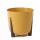  Ghiveci lamela 25,5 cm x 25,5 x 25 cm diametru 25,5 cm plastic nuante de galben si auriu