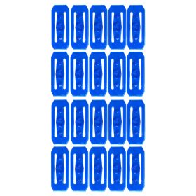  Conector Hot Wheels, albastru închis, 10 bucăți