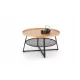  Masuta de cafea Halmar Florence, rotunda, 80 x 80 x 45 cm, stejar natural