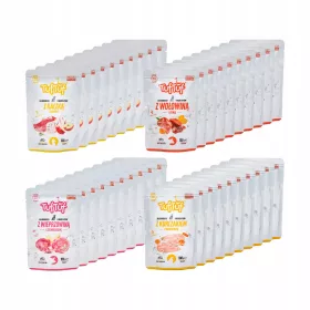  Hrana TUF Husa TUF pentru caini MIX Arome 40x 100g