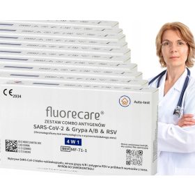   Test Rapid de Diagnostic Combo 4 în 1 pentru COVID-19, Gripa A/B și RSV - Set 10 buc