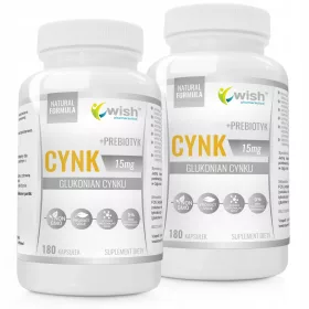   Supliment Cu Zinc Gluconat 15mg și Prebiotic FOS Actilight® - Vegan, Fără GMO