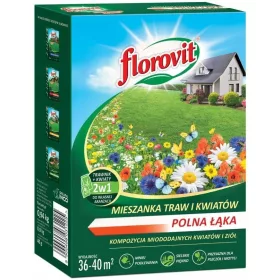    Amestec de iarbă și flori FIELD MEADOW Florovit semințe de pajiște cu flori 940g