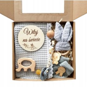  Dentisor din lemn, silicon, sfoara, stofa multicolora