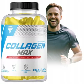   Collagen Max cu Acid Hialuronic și Vitamina C - 180 Capsule - Supliment Alimentar