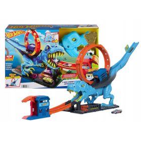  Set de joacă Hot Wheels City T-Rex Loop + mașină HKX42